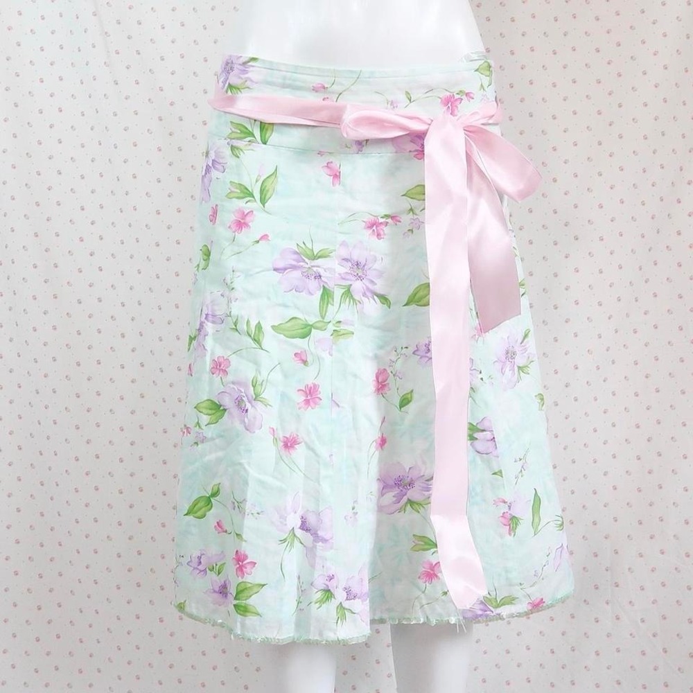 Vintage Jones New York Floral Midi Skirt Coquette Cottagecore